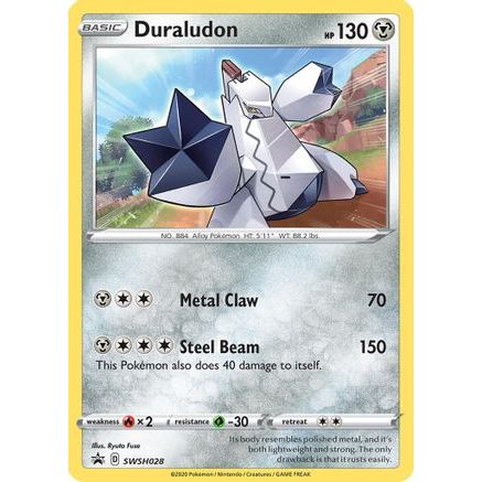 Duraludon - SWSH028 SWSH028/307 - SWSH Sword & Shield Promo Cards Holofoil