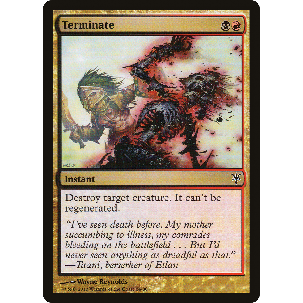 Terminate (DDK-064) - Duel Decks: Sorin vs. Tibalt