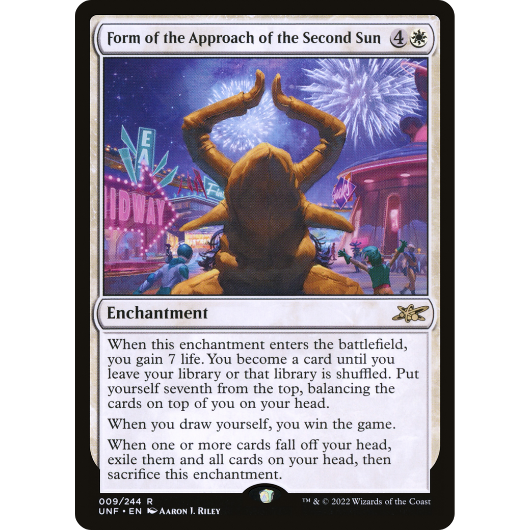 Form of the Approach of the Second Sun (UNF-009) - Unfinity