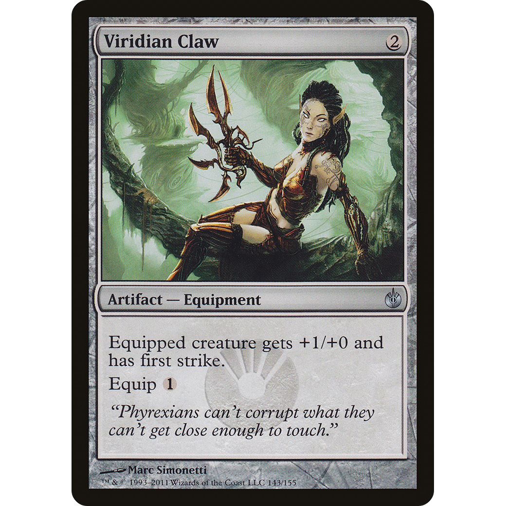 Viridian Claw (MBS-143) - Mirrodin Besieged Foil
