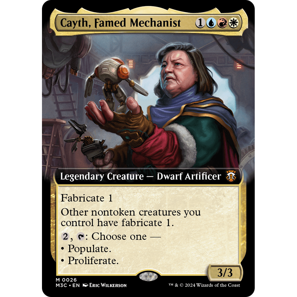 Cayth, Famed Mechanist (M3C-026) - Modern Horizons 3 Commander: (Extended Art) Foil