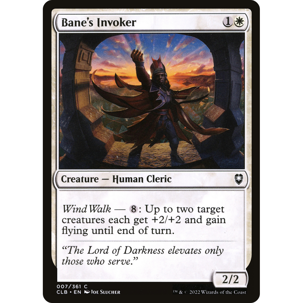 Bane's Invoker (CLB-007) - Commander Legends: Battle for Baldur's Gate Foil
