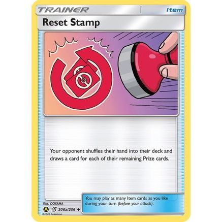 Reset Stamp - 206a/236 206a/236 - Alternate Art Promos