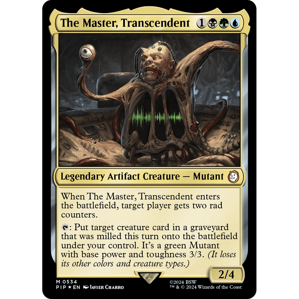 The Master, Transcendent (PIP-534) - Fallout Foil
