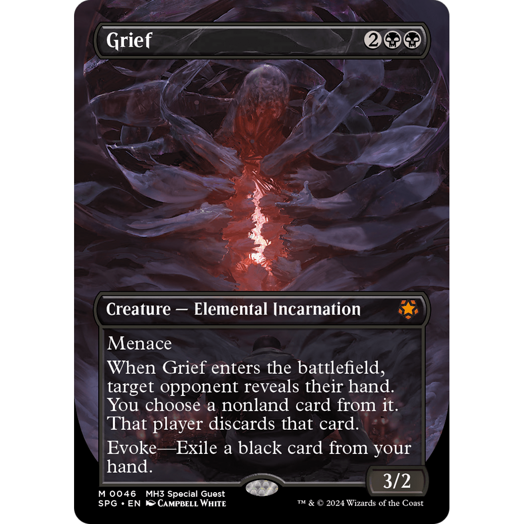Grief (Borderless) (SPG-046) - Special Guests (Borderless) Foil