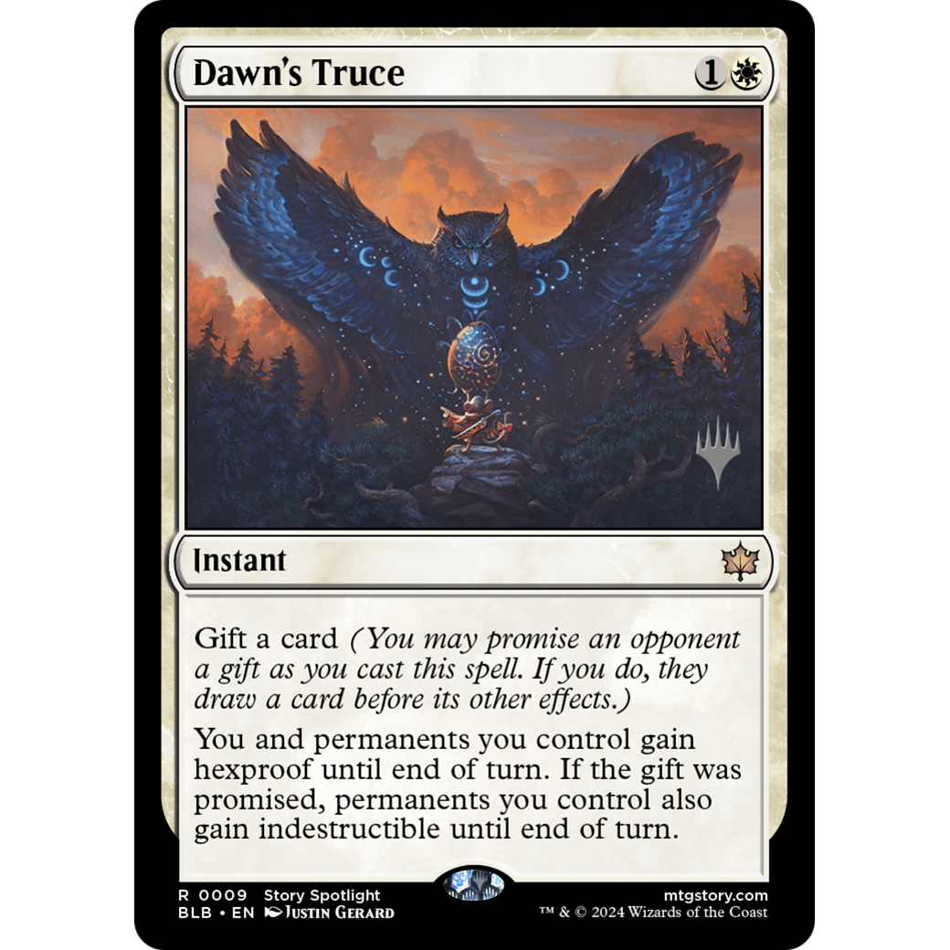 Dawn's Truce (PPBLB-09P) - Bloomburrow Promos