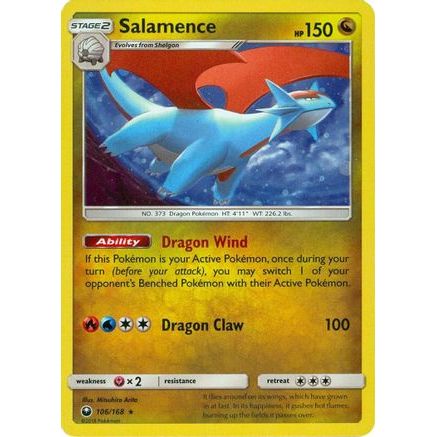 Salamence - 106/168 (Cosmos Holo) 106 - Miscellaneous Cards & Products Holofoil