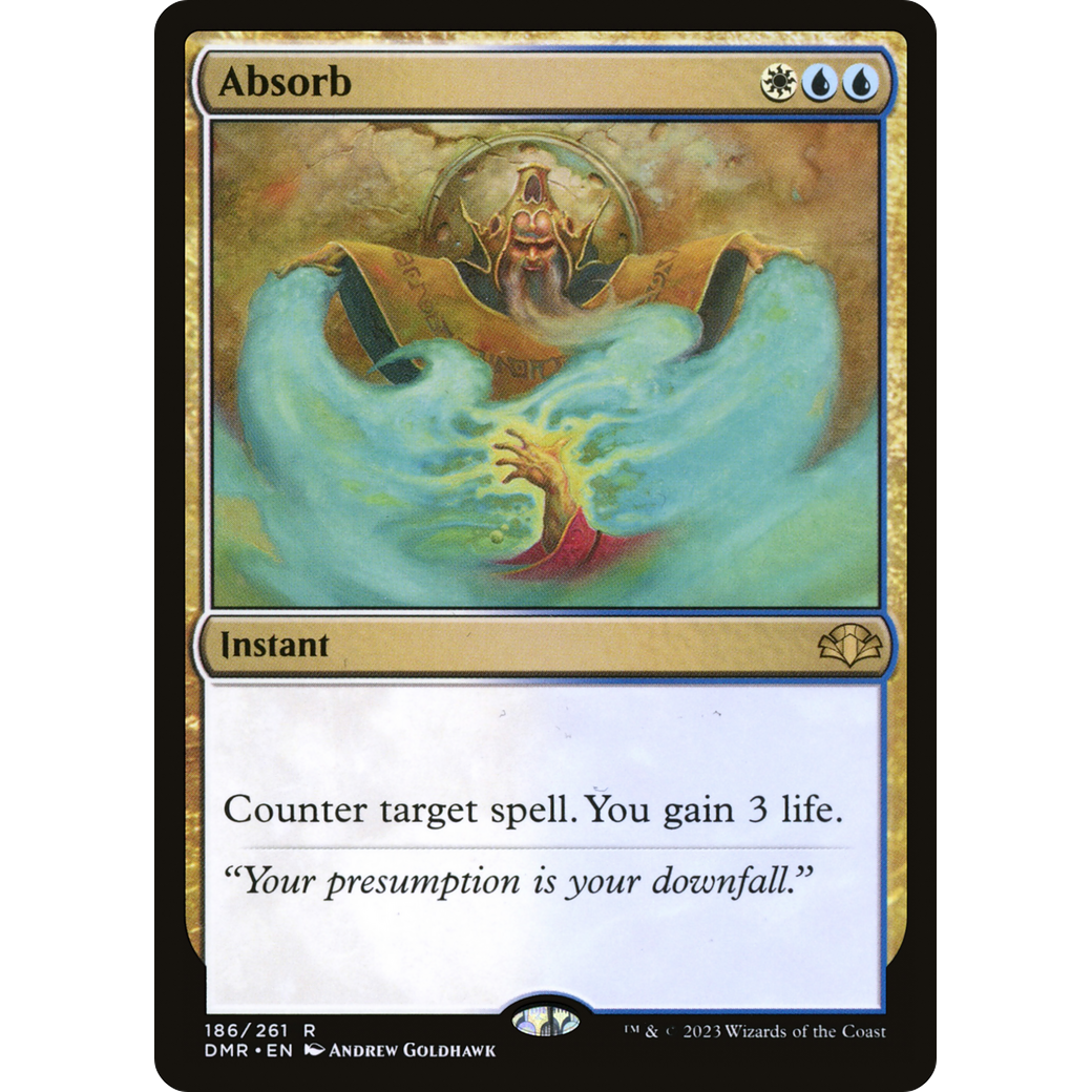Absorb (DMR-186) - Dominaria Remastered Foil