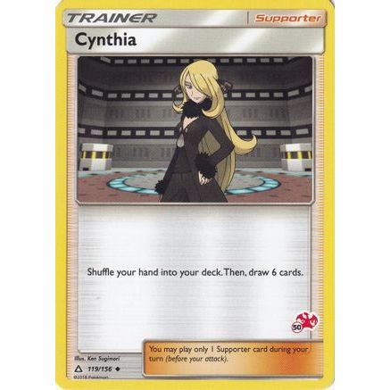 Cynthia - 119/156 (#50 Charizard Stamped) 119 - Battle Academy