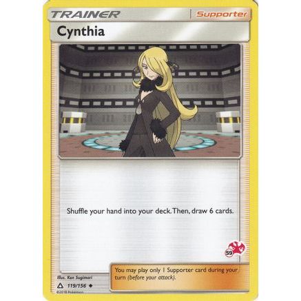 Cynthia - 119/156 (#59 Charizard Stamped) 119 - Battle Academy