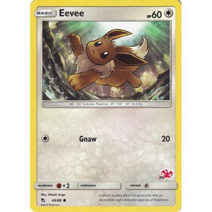 Eevee - 49/68 (#26 Charizard Stamped) 49 - Battle Academy