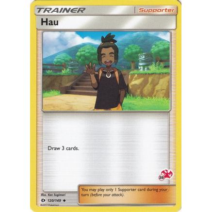 Hau - 120/149 (#28 Charizard Stamped) - Battle Academy