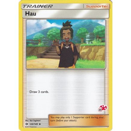 Hau - 120/149 (#41 Charizard Stamped) - Battle Academy