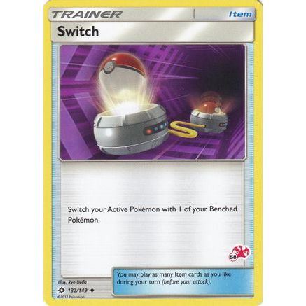 Switch - 132/149 (#58 Charizard Stamped) 132 - Battle Academy