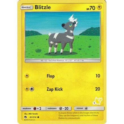 Blitzle - 81/214 (#1 Pikachu Stamped) - Battle Academy