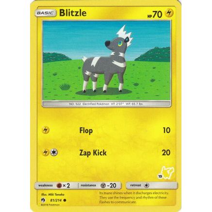 Blitzle - 81/214 (#19 Pikachu Stamped) - Battle Academy