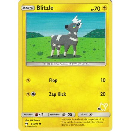 Blitzle - 81/214 (#45 Pikachu Stamped) - Battle Academy