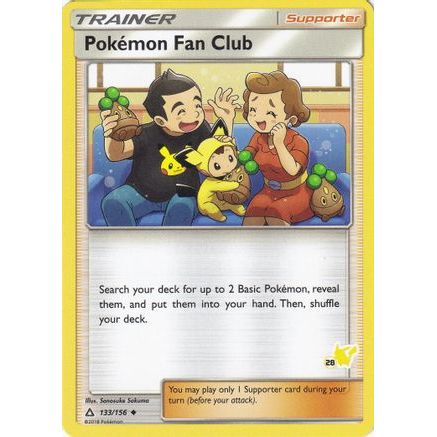 Pokemon Fan Club - 133/156 (#28 Pikachu Stamped) - Battle Academy