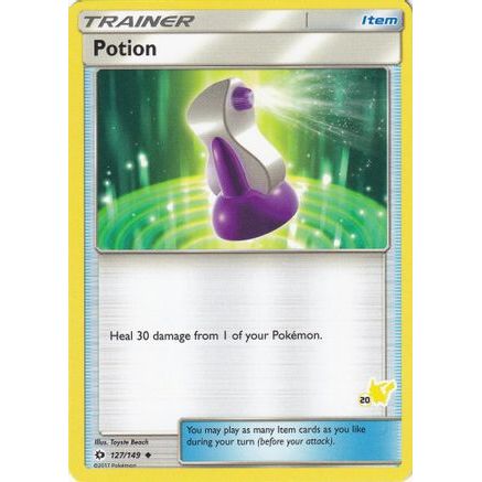 Potion - 127/149 (#20 Pikachu Stamped) - Battle Academy