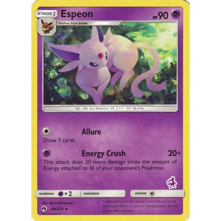 Espeon - 89/214 (Mewtwo Stamped) 89 - Battle Academy