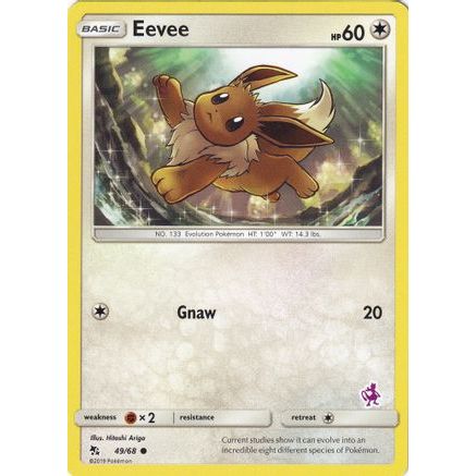 Eevee - 49/68 (Mewtwo Stamped) 49 - Battle Academy