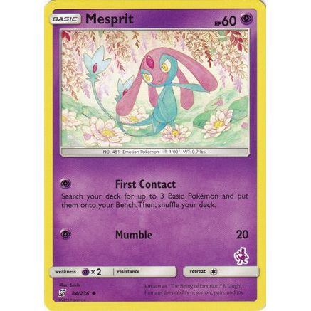 Mesprit - 84/236 (Mewtwo Stamped) - Battle Academy