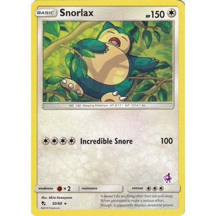 Snorlax - 50/68 (Mewtwo Stamped) 50 - Battle Academy