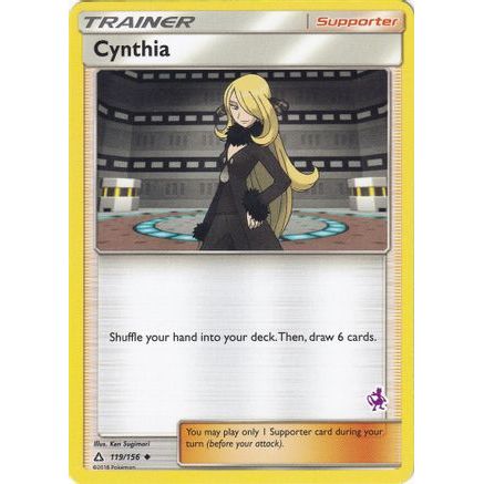 Cynthia - 119/156 (Mewtwo Stamped) 119 - Battle Academy