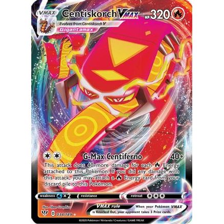 Centiskorch VMAX 34/189 - SWSH03 Darkness Ablaze Holofoil