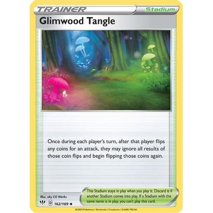 Glimwood Tangle 162/189 - SWSH03 Darkness Ablaze Reverse Holofoil