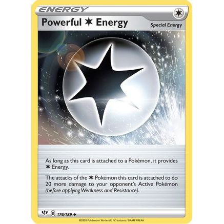 Powerful C Energy 176/189 - SWSH03 Darkness Ablaze Reverse Holofoil