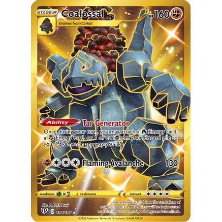 Coalossal (Secret) 198/189 - SWSH03 Darkness Ablaze Holofoil