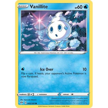 Vanillite 45/189 - SWSH03 Darkness Ablaze