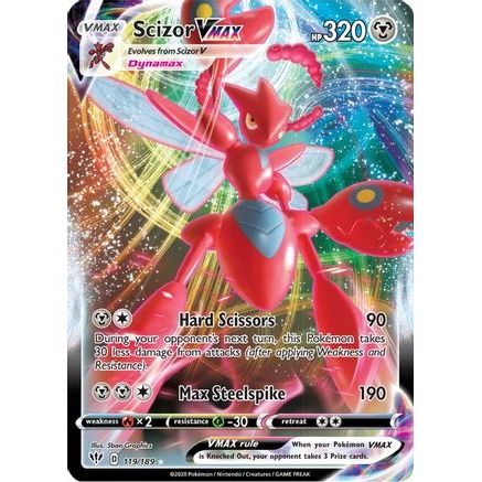 Scizor VMAX 119/189 - SWSH03 Darkness Ablaze Holofoil