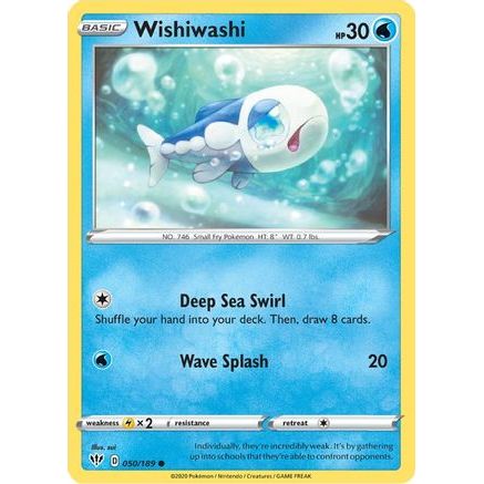 Wishiwashi 50/189 - SWSH03 Darkness Ablaze