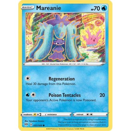 Mareanie 51/189 - SWSH03 Darkness Ablaze