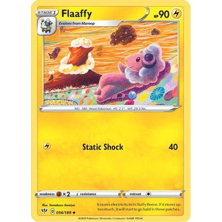 Flaaffy 56/189 - SWSH03 Darkness Ablaze Reverse Holofoil
