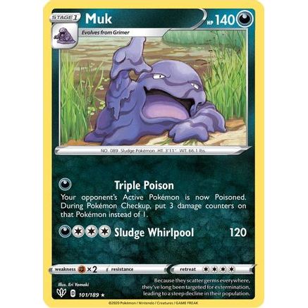 Muk 101/189 - SWSH03 Darkness Ablaze