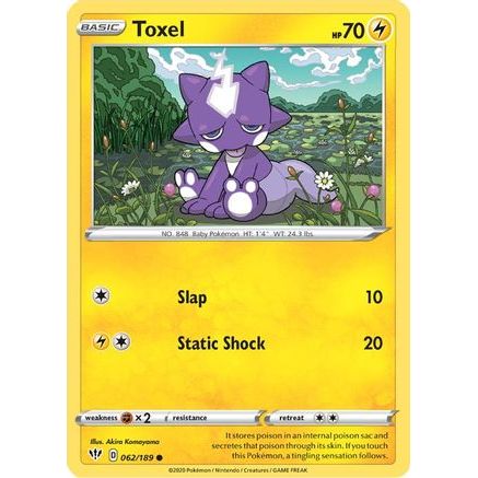 Toxel 62/189 - SWSH03 Darkness Ablaze