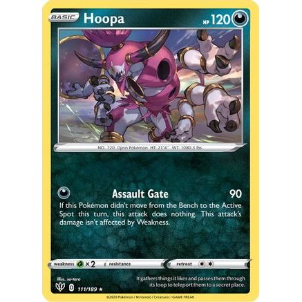 Hoopa 111/189 - SWSH03 Darkness Ablaze Holofoil