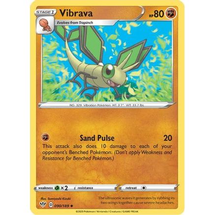 Vibrava 90/189 - SWSH03 Darkness Ablaze