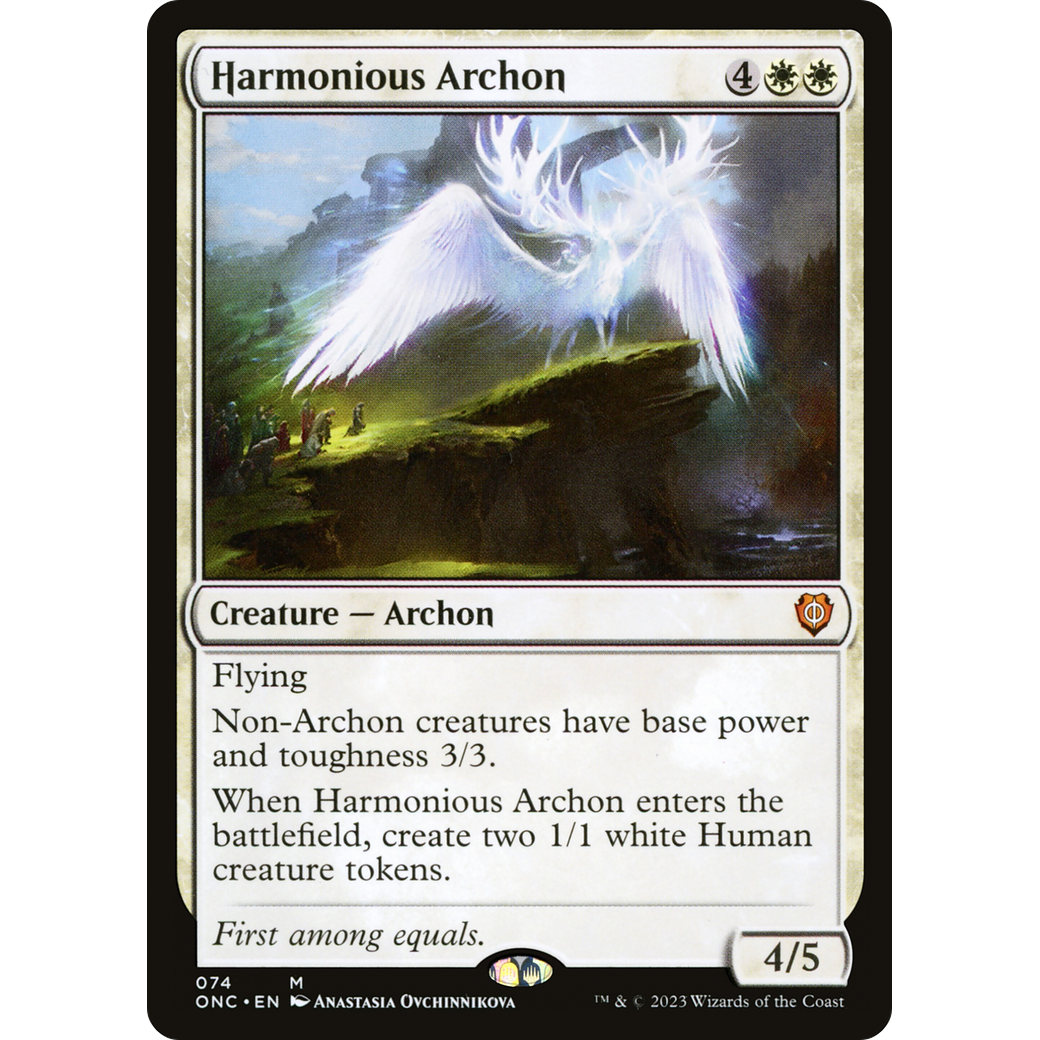 Harmonious Archon (ONC-074) - Phyrexia: All Will Be One Commander