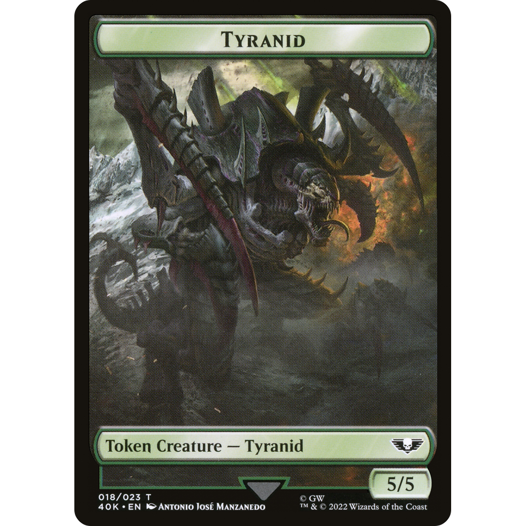 Tyranid (T40K-018) - Warhammer 40,000 Tokens