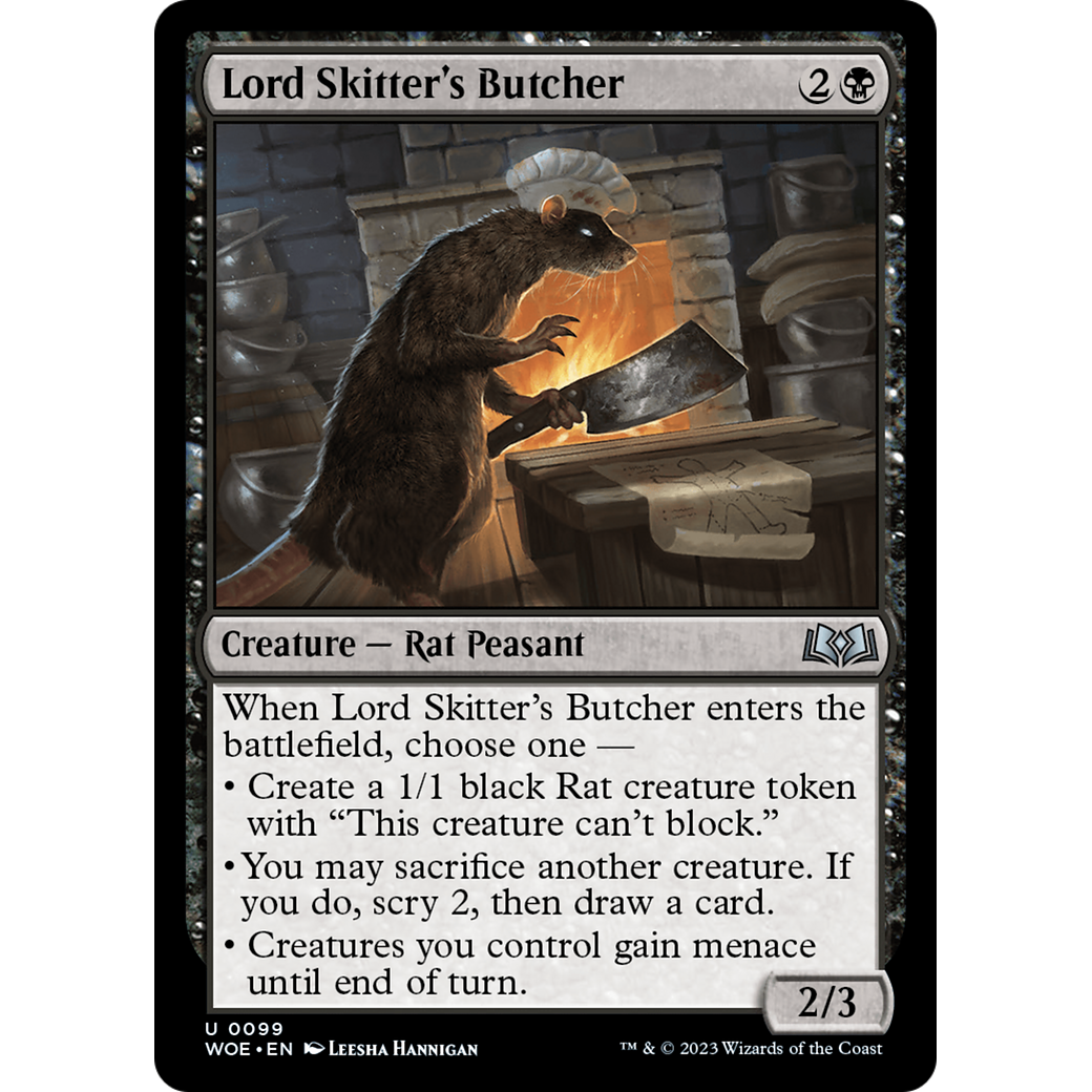 Lord Skitter's Butcher (WOE-099) - Wilds of Eldraine