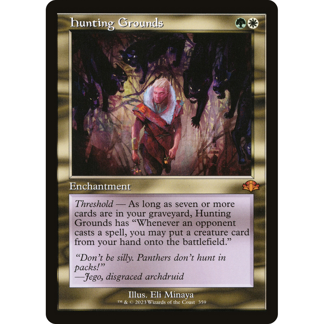 Hunting Grounds (Retro Frame) (DMR-359) - Dominaria Remastered