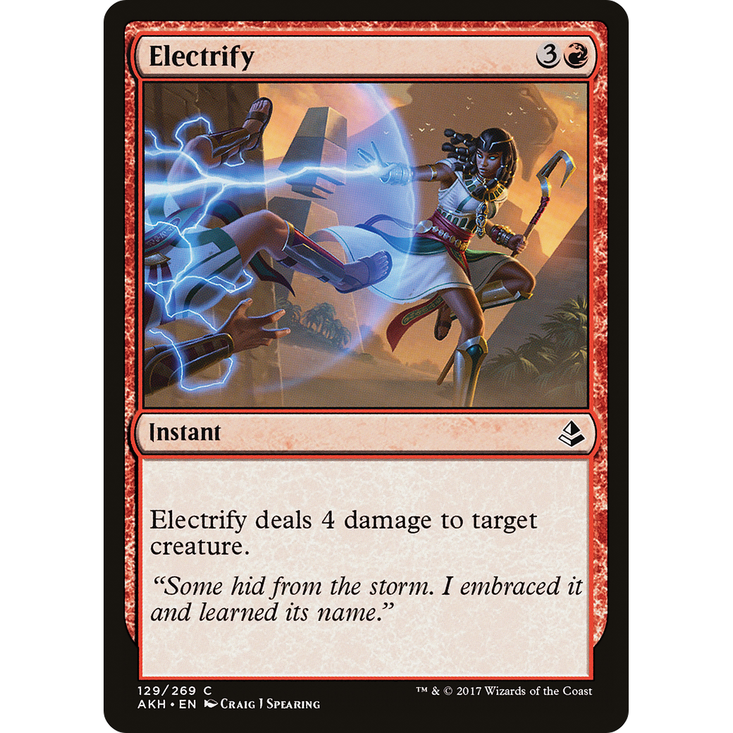 Electrify (AKH-129) - Amonkhet Foil