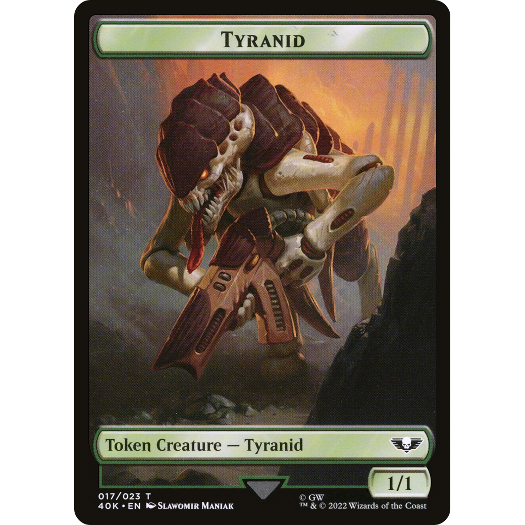 Tyranid (T40K-017) - Warhammer 40,000 Tokens