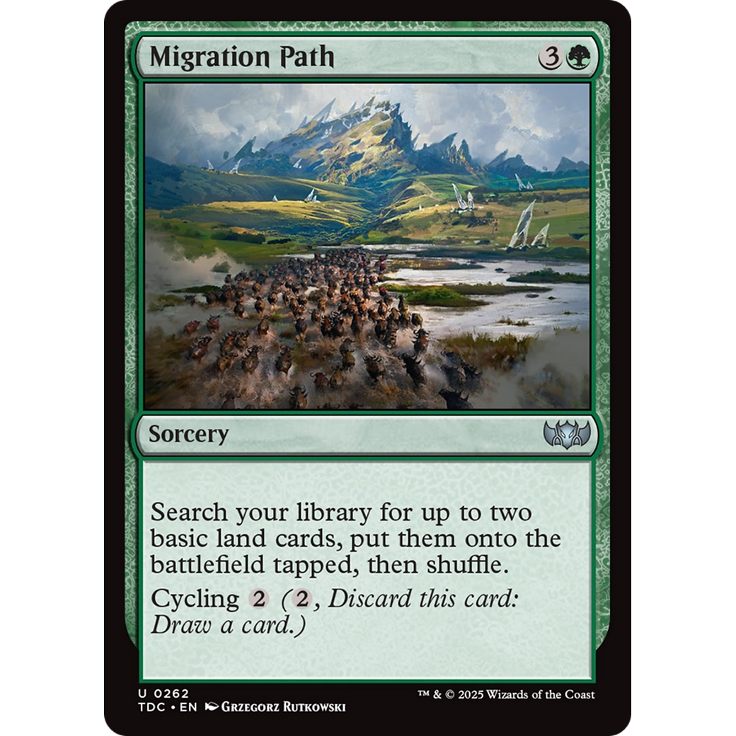 Migration Path (TDC-262) - Commander: Tarkir: Dragonstorm