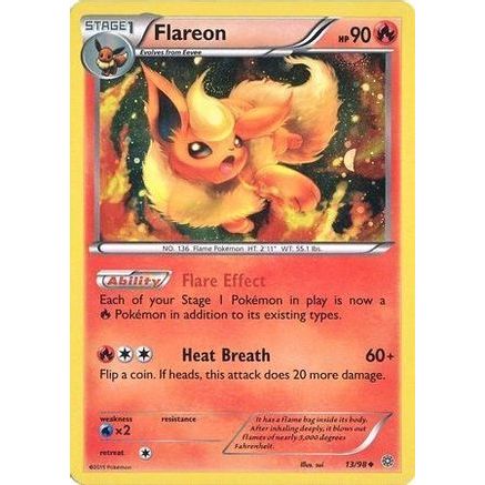 Flareon - 13/98 (Cosmos Holo) 13 - Miscellaneous Cards & Products Holofoil