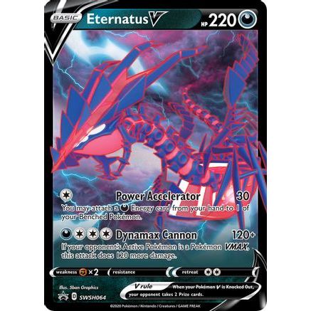Eternatus V - SWSH064 SWSH064/307 - SWSH Sword & Shield Promo Cards Holofoil